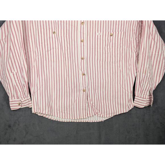 VTG Compagnie Internationale Express Womens Long Sleeve M Button Down Striped - Picture 3 of 12